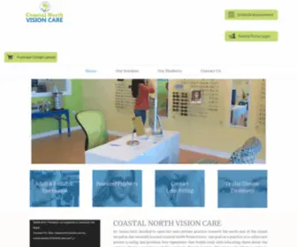 Coastalnorthvisioncare.com(Coastal North Vision Care) Screenshot