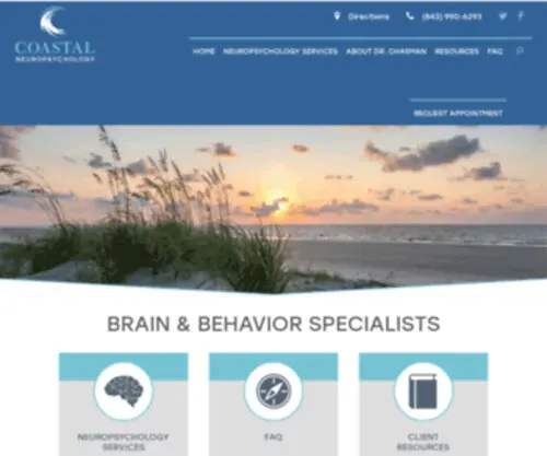 Coastalnp.com(Coastal Neuropsychology Services) Screenshot