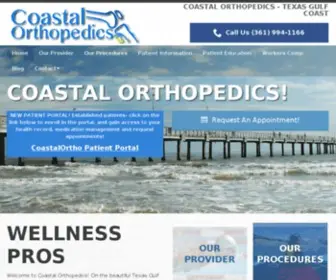Coastalorthoteam.com(Orthopedic Corpus Christi) Screenshot