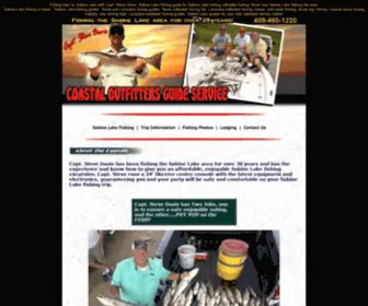 Coastaloutfittersguideservice.com(Sabine Lake guides) Screenshot