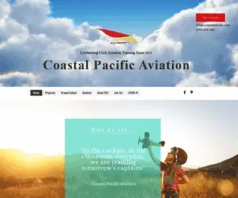 Coastalpacific.com(Coastal Pacific Aviation) Screenshot