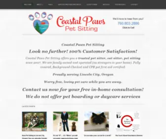 Coastalpawspetsitting.com(Coastal Paws Pet Sitting) Screenshot