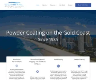 Coastalpowder.com.au(Powder Coating) Screenshot