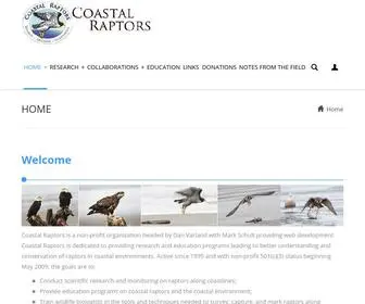 Coastalraptors.com(Coastal Raptors Home) Screenshot