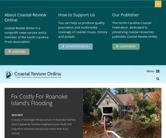 Coastalreview.org(Coastal Review Online) Screenshot