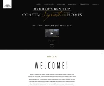 Coastalsignaturehomes.com(Coastal Signature Homes) Screenshot