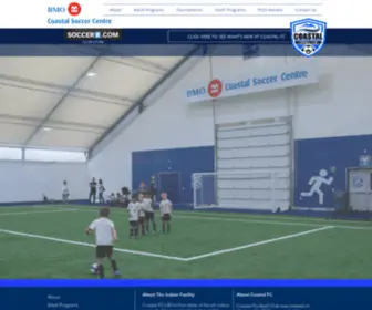 Coastalsoccercentre.ca(Coastal FC’s $5 million state of the art indoor soccer facility) Screenshot