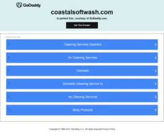 Coastalsoftwash.com(Roof Cleaning Cape Cod) Screenshot