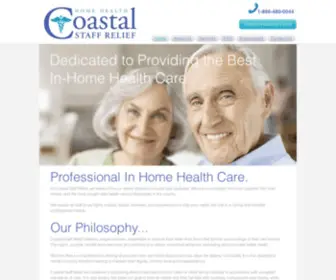 Coastalstaff.com(Coastal Staff Relief Home Health Care) Screenshot