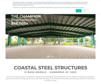 Coastalsteelstructures.com(Coastal Steel Structures) Screenshot