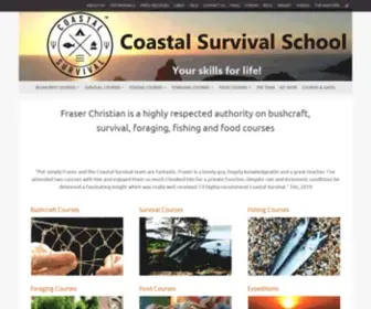 Coastalsurvival.com(Bushcraft Courses and Survival Skills on the beach and seashore) Screenshot