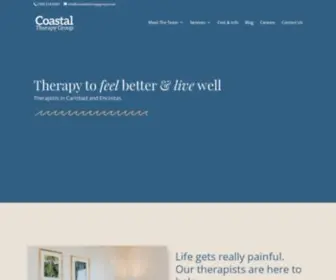 Coastaltherapygroup.com(Therapists In Carlsbad & Encinitas) Screenshot