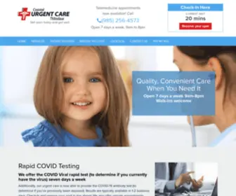 Coastalurgentcarethibodaux.com(Urgent Care in Thibodaux) Screenshot