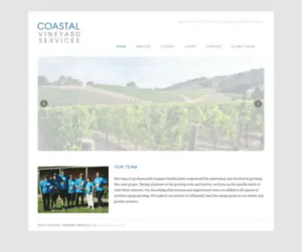 Coastalvineyardservices.com(Coastal Vineyard Services) Screenshot