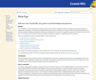 Coastalwiki.org(Coastal Wiki) Screenshot