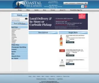 Coastalwine.net(Beer, Wine & Spirits) Screenshot