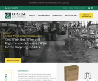 Coastalwire.com(Coastal Wire Company) Screenshot