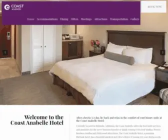Coastanabelle.com(The Coast Anabelle Hotel is an upscale) Screenshot