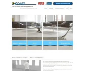 Coastcarpetcleaners.com(Coast Carpet Cleanes) Screenshot