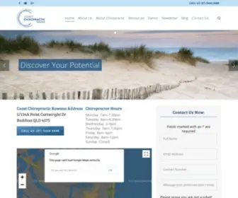 Coastchiropractic.com.au(Sunshine Coast Chiropractor) Screenshot