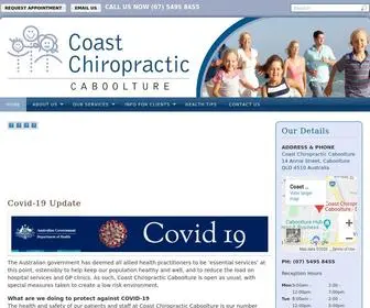 Coastchiropracticcaboolture.com(Chiropractic care) Screenshot