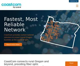 Coastcom.net(Oregon Coast Fiber Optic Data & IT Services) Screenshot