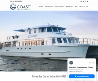 Coastcruises.com.au(Coast Harbour Cruises) Screenshot