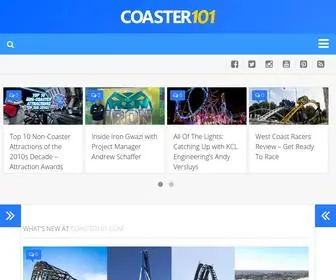 Coaster101.com(Roller coaster and theme park photos) Screenshot