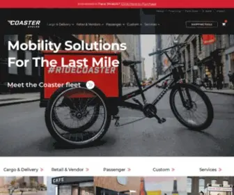 Coastercycles.com(Mobility Products for the Last Mile) Screenshot