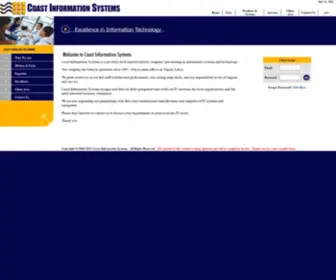 Coastis.com(Coast Information Systems) Screenshot