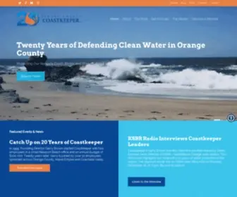 Coastkeeper.org(Orange County Coastkeeper) Screenshot