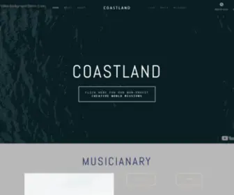 Coastlandofficial.com(Coastland Music) Screenshot