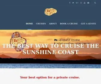 Coastlinecruises.com.au(The best way to cruise the coastal areas like the Sunshine Coast in Mooloolaba) Screenshot