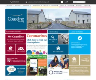 Coastlinehousing.co.uk(Coastline Housing) Screenshot