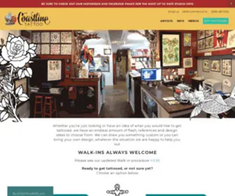 Coastlinetattoo.com(Coastline Tattoo) Screenshot