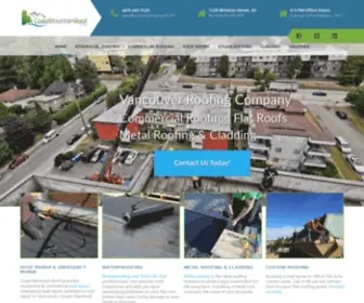 Coastmountainroof.com(Vancouver's Trusted Roofing Company) Screenshot