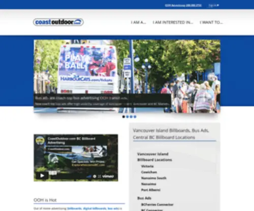 Coastoutdoor.com(Coast Outdoor Advertising) Screenshot