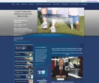 Coastpodiatrygroup.com(Dr. Jack Reingold) Screenshot