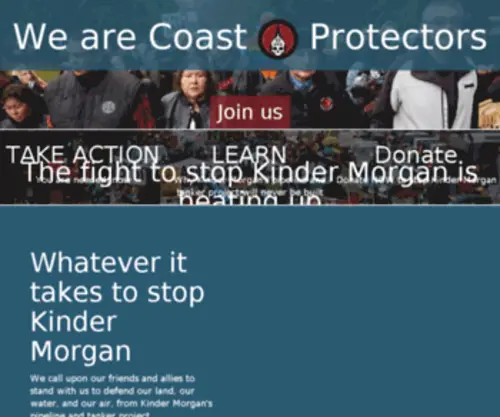 Coastprotectors.ca(Coast Protectors) Screenshot