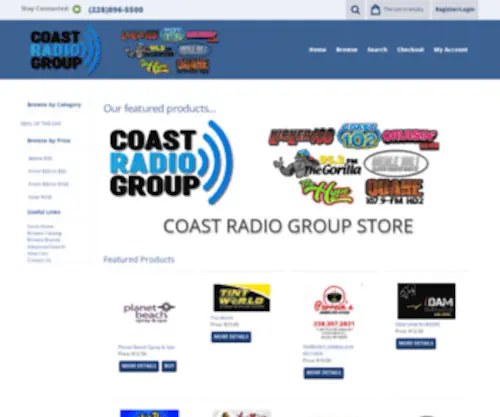 Coastradiogroup.store(Coastradiogroup store) Screenshot