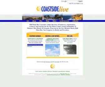 Coastsidelive.com(Directory of restaurants) Screenshot