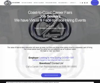 Coasttocoastcareerfairs.com(Virtual Hiring Events for Job Seekers & Hiring Employers) Screenshot