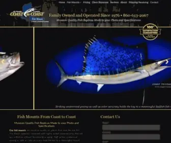 Coasttocoastfishmounts.com(Fish Mounts & Fish Mount Replicas) Screenshot