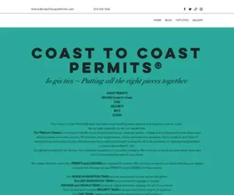 Coasttocoastpermits.com(Coast to Coast Permits) Screenshot