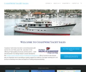 Coastwiseyachtsales.com(Coastwise Yacht Sales) Screenshot