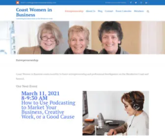 Coastwomeninbusiness.com(Coast Women in Business) Screenshot