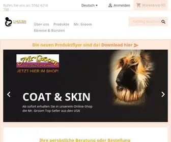 Coatandskin.de(Coat & Skin Pet Grooming) Screenshot