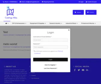 Coatingsatlas.com(Coatings Atlas) Screenshot