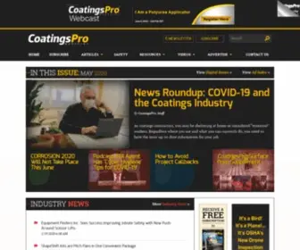 Coatingspromag.com(Coatings Magazine) Screenshot
