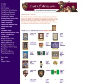 Coatofarms.com(Family Crests) Screenshot